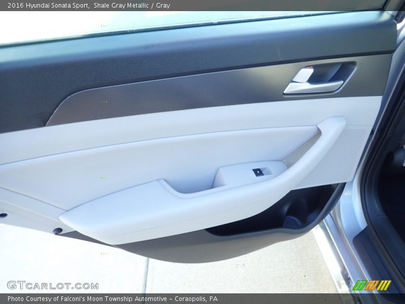 Shale Gray Metallic / Gray 2016 Hyundai Sonata Sport