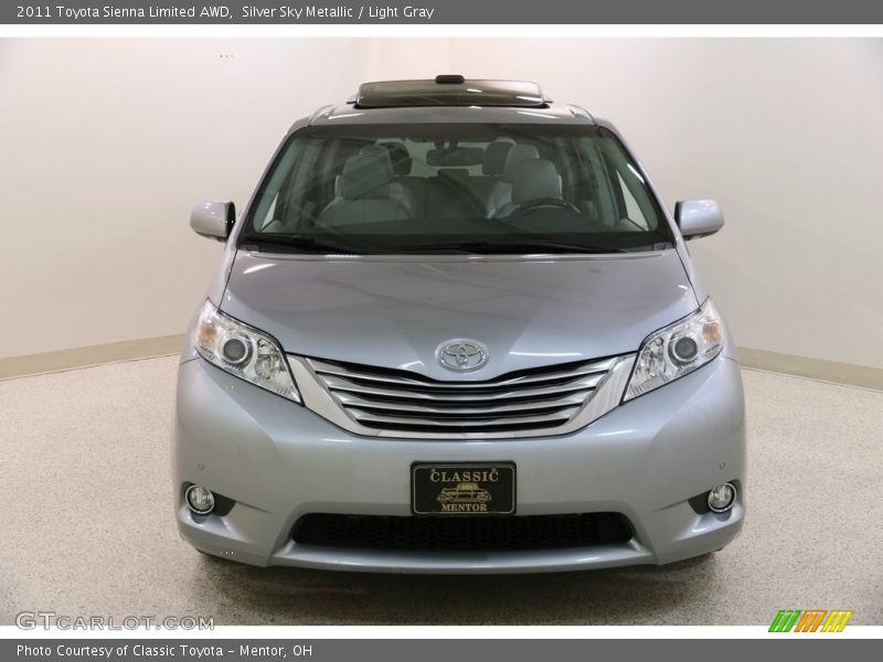 Silver Sky Metallic / Light Gray 2011 Toyota Sienna Limited AWD
