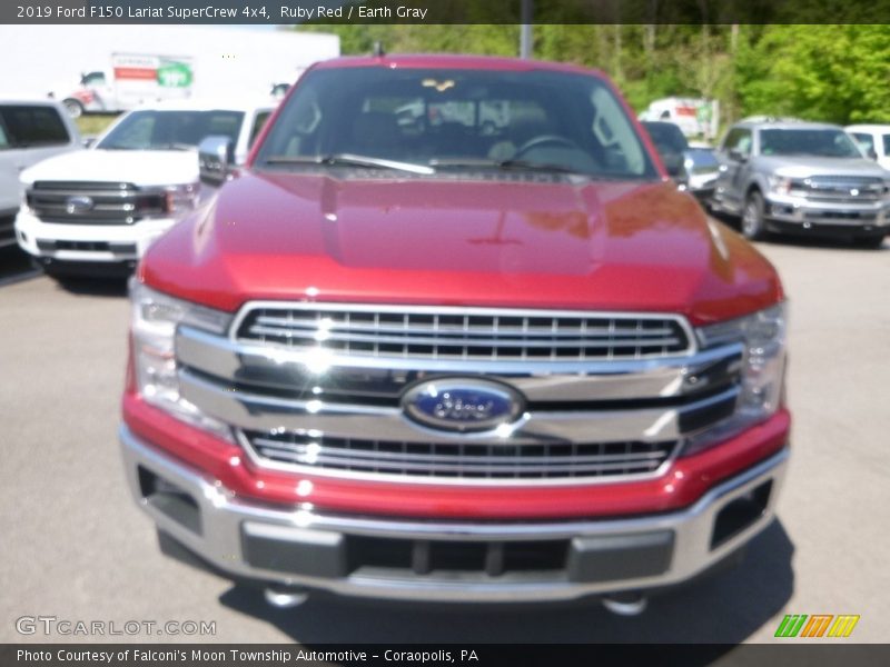 Ruby Red / Earth Gray 2019 Ford F150 Lariat SuperCrew 4x4