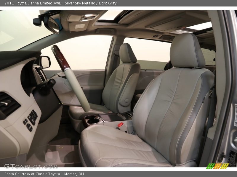 Silver Sky Metallic / Light Gray 2011 Toyota Sienna Limited AWD