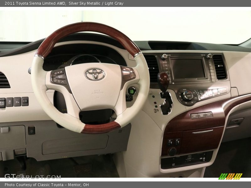 Silver Sky Metallic / Light Gray 2011 Toyota Sienna Limited AWD
