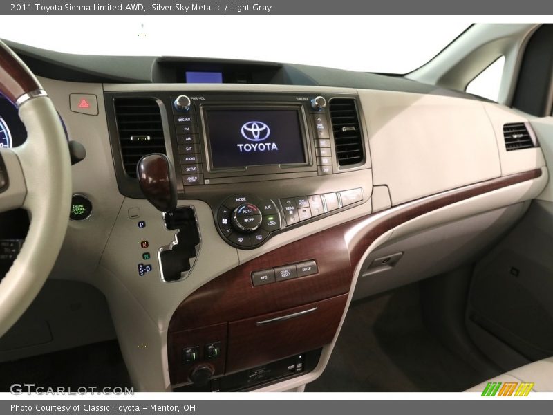 Silver Sky Metallic / Light Gray 2011 Toyota Sienna Limited AWD