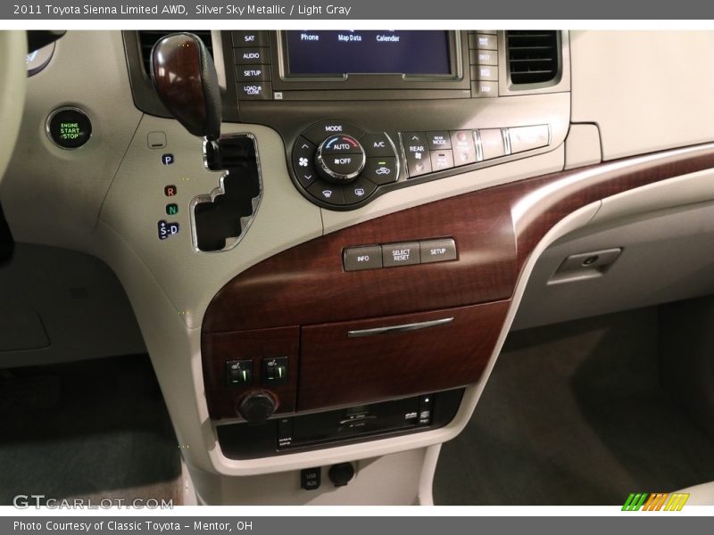 Silver Sky Metallic / Light Gray 2011 Toyota Sienna Limited AWD