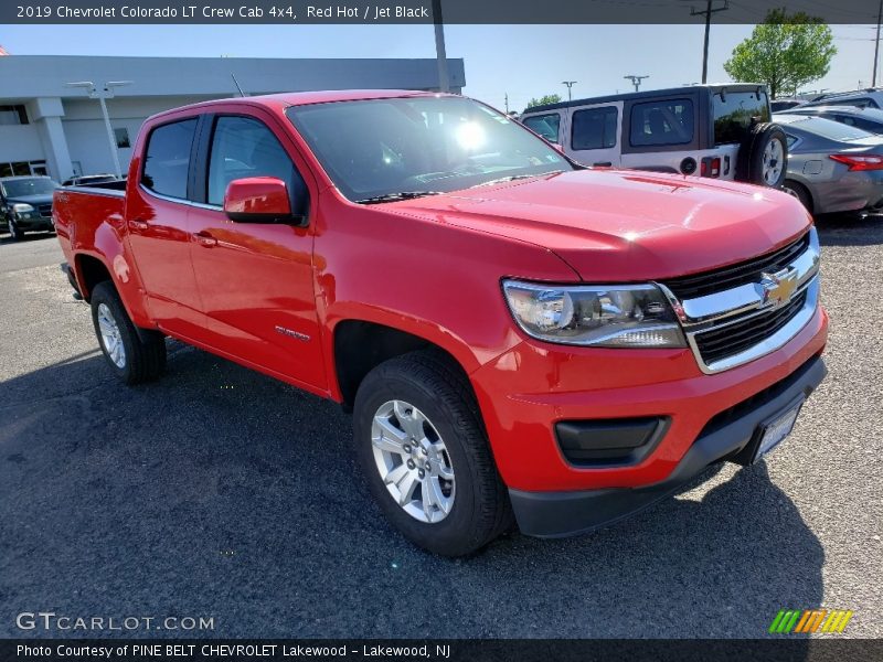 Red Hot / Jet Black 2019 Chevrolet Colorado LT Crew Cab 4x4