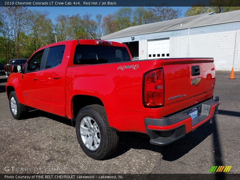 Red Hot / Jet Black 2019 Chevrolet Colorado LT Crew Cab 4x4