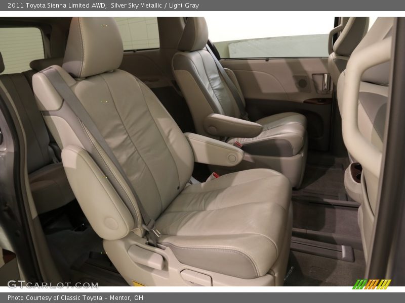 Silver Sky Metallic / Light Gray 2011 Toyota Sienna Limited AWD