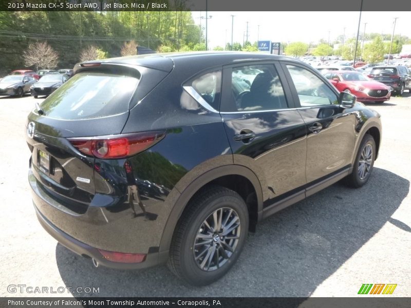 Jet Black Mica / Black 2019 Mazda CX-5 Sport AWD
