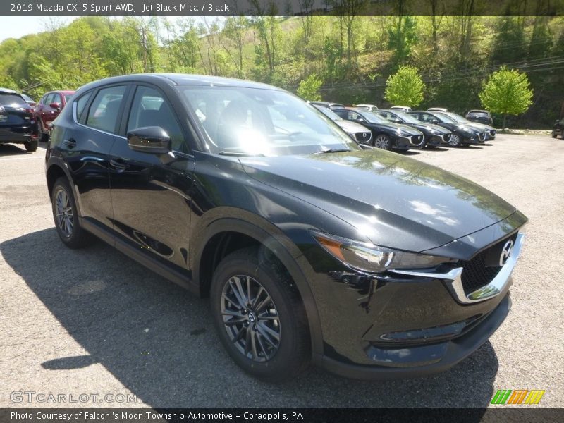 Jet Black Mica / Black 2019 Mazda CX-5 Sport AWD