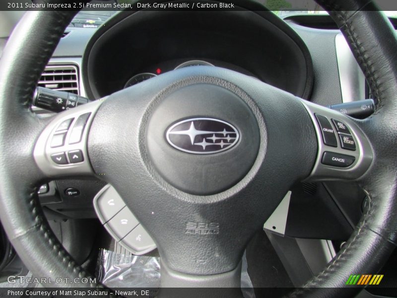 Dark Gray Metallic / Carbon Black 2011 Subaru Impreza 2.5i Premium Sedan