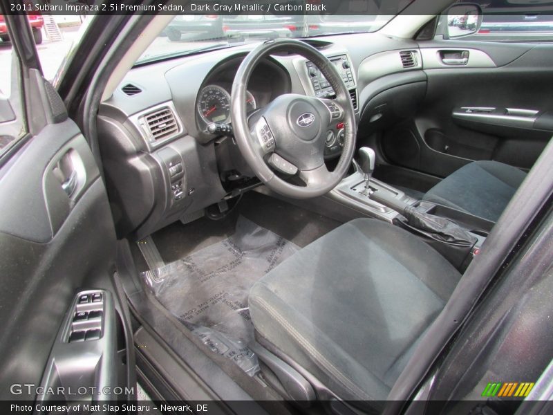 Dark Gray Metallic / Carbon Black 2011 Subaru Impreza 2.5i Premium Sedan