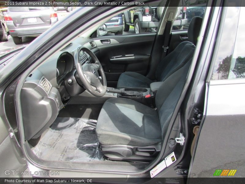 Dark Gray Metallic / Carbon Black 2011 Subaru Impreza 2.5i Premium Sedan