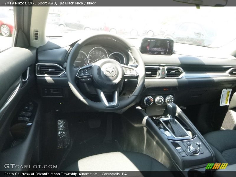 Jet Black Mica / Black 2019 Mazda CX-5 Sport AWD