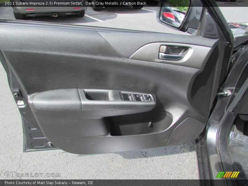 Dark Gray Metallic / Carbon Black 2011 Subaru Impreza 2.5i Premium Sedan