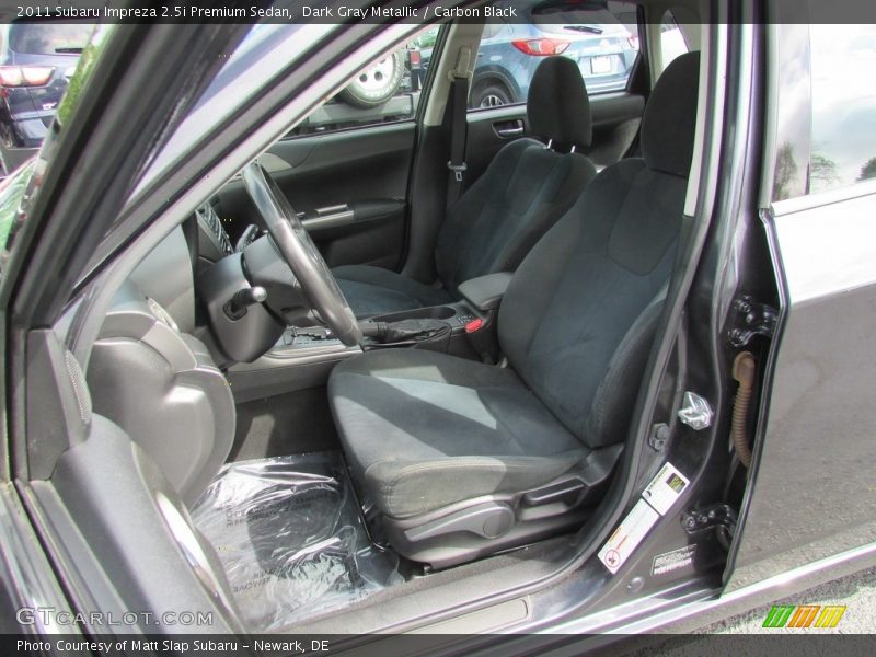 Dark Gray Metallic / Carbon Black 2011 Subaru Impreza 2.5i Premium Sedan