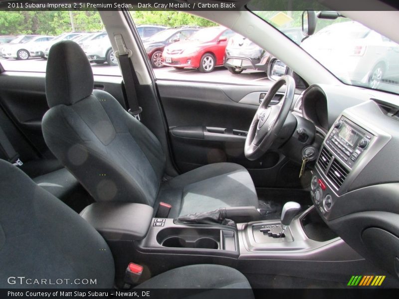Dark Gray Metallic / Carbon Black 2011 Subaru Impreza 2.5i Premium Sedan