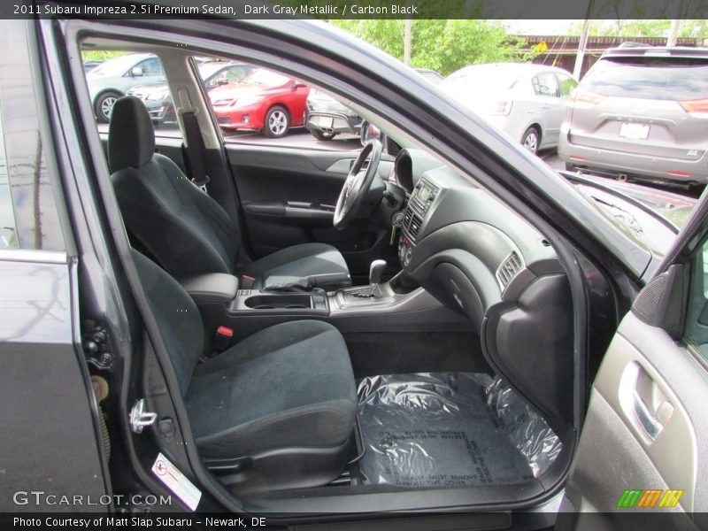 Dark Gray Metallic / Carbon Black 2011 Subaru Impreza 2.5i Premium Sedan