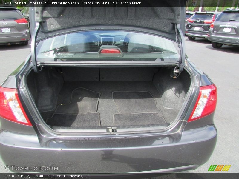 Dark Gray Metallic / Carbon Black 2011 Subaru Impreza 2.5i Premium Sedan