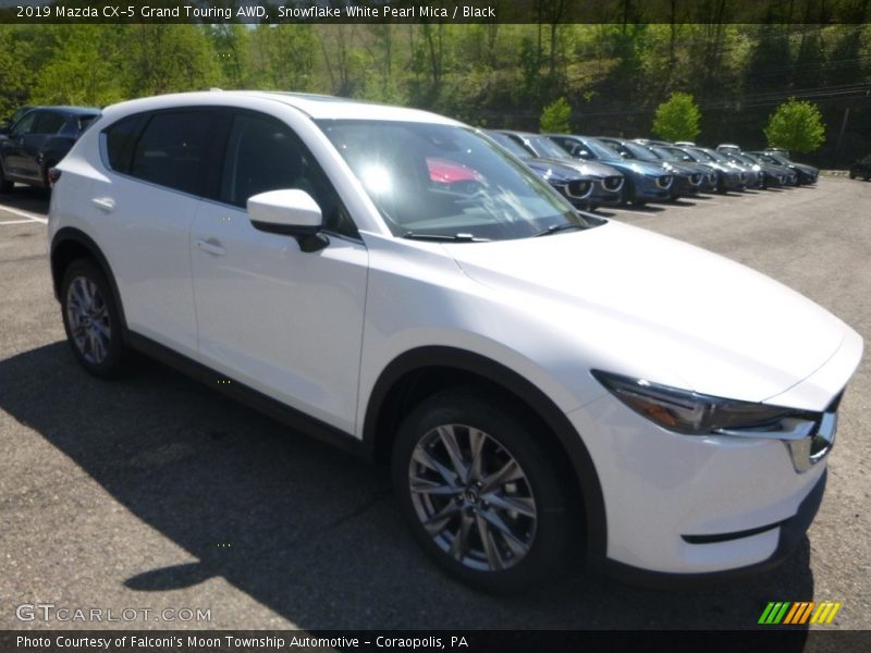 Snowflake White Pearl Mica / Black 2019 Mazda CX-5 Grand Touring AWD