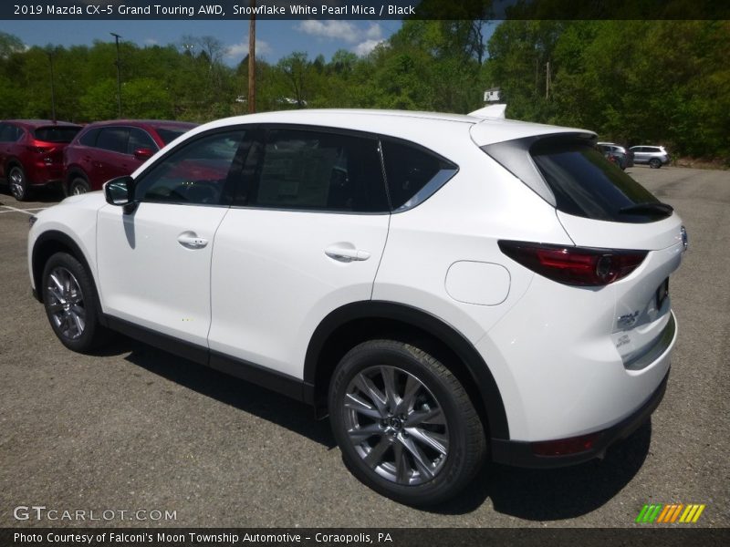 Snowflake White Pearl Mica / Black 2019 Mazda CX-5 Grand Touring AWD