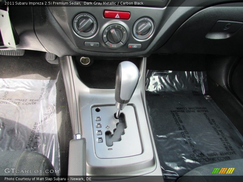 Dark Gray Metallic / Carbon Black 2011 Subaru Impreza 2.5i Premium Sedan