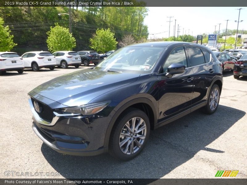 Deep Crystal Blue Mica / Black 2019 Mazda CX-5 Grand Touring AWD