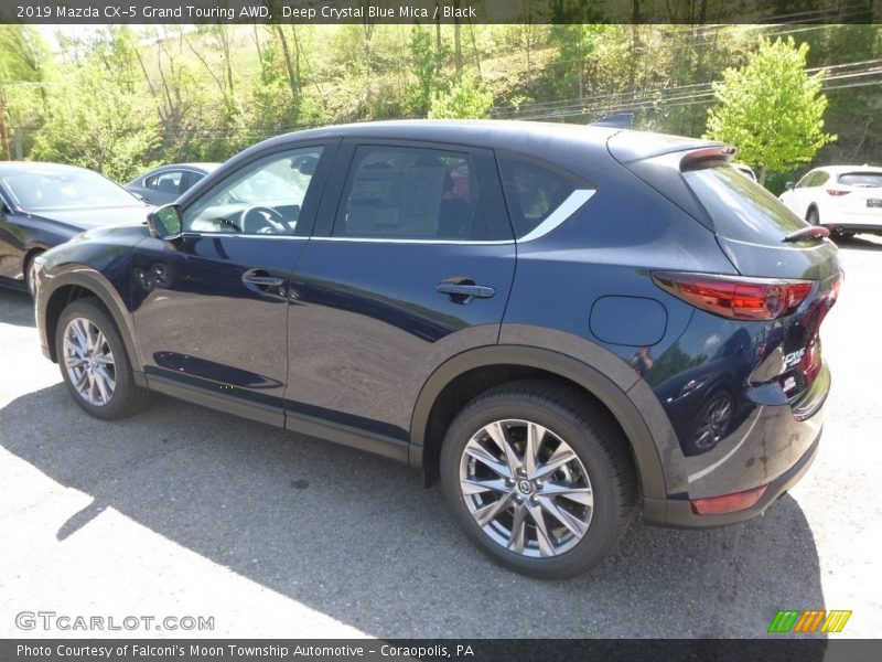 Deep Crystal Blue Mica / Black 2019 Mazda CX-5 Grand Touring AWD