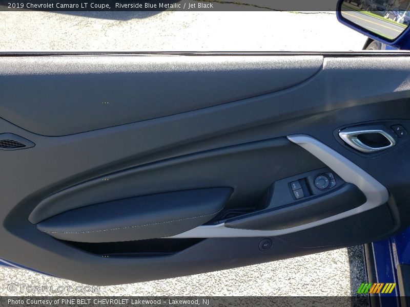 Riverside Blue Metallic / Jet Black 2019 Chevrolet Camaro LT Coupe