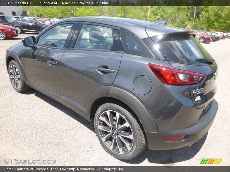 Machine Gray Metallic / Black 2019 Mazda CX-3 Touring AWD