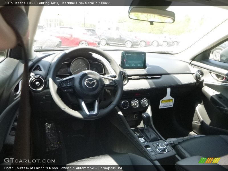 Machine Gray Metallic / Black 2019 Mazda CX-3 Touring AWD