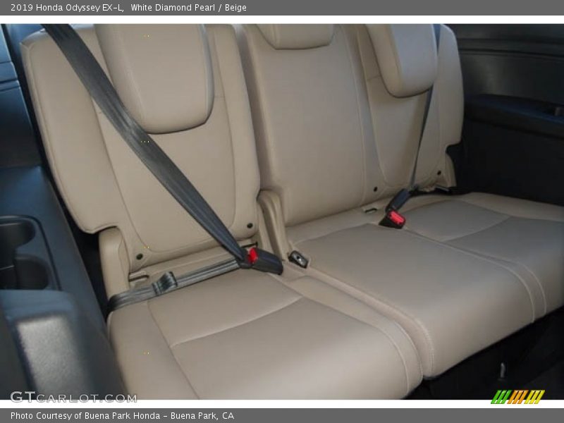 Rear Seat of 2019 Odyssey EX-L