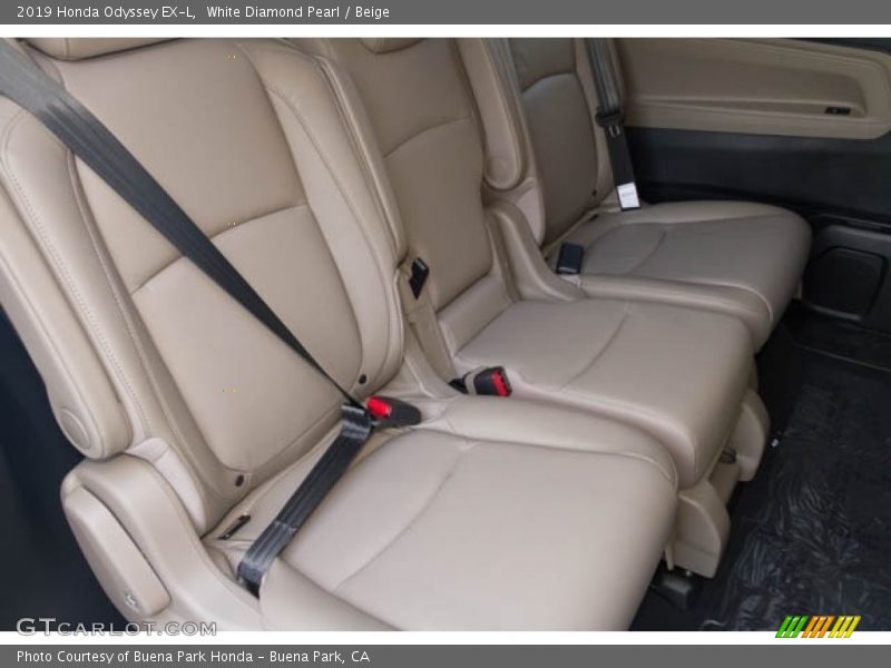 Rear Seat of 2019 Odyssey EX-L