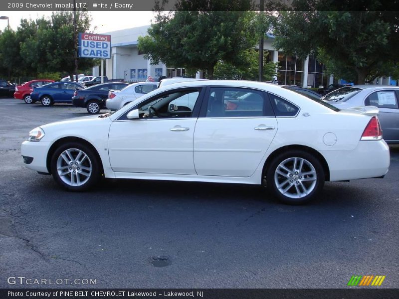White / Ebony 2009 Chevrolet Impala LTZ