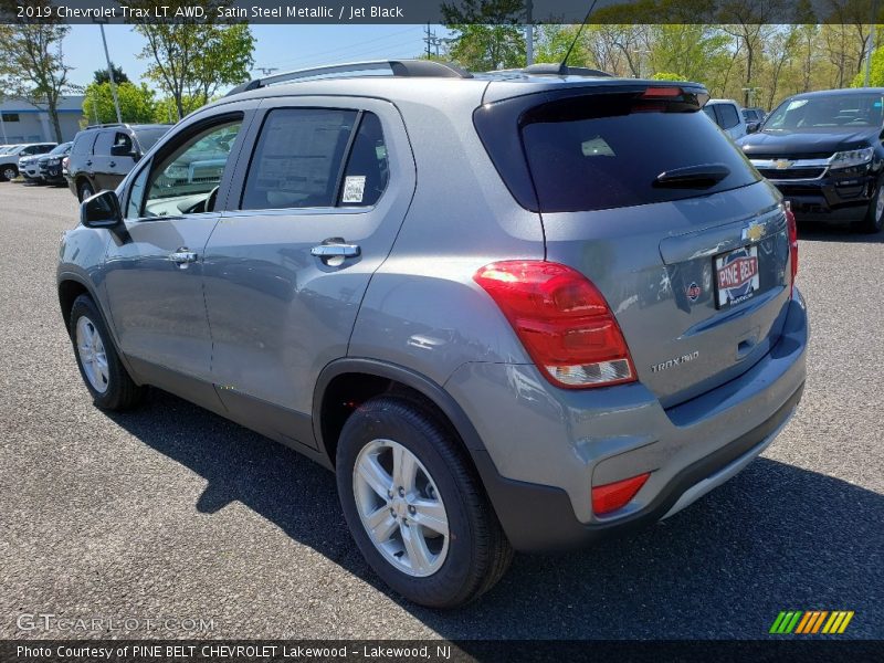 Satin Steel Metallic / Jet Black 2019 Chevrolet Trax LT AWD