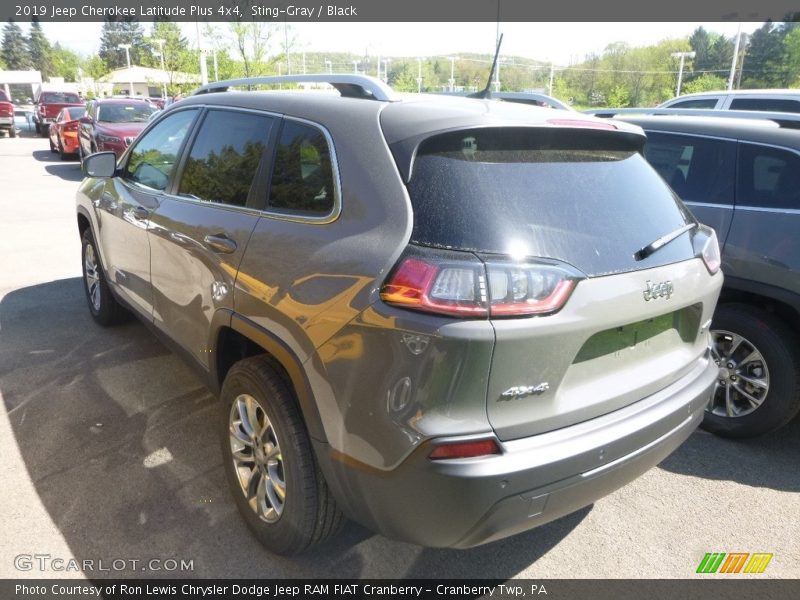 Sting-Gray / Black 2019 Jeep Cherokee Latitude Plus 4x4
