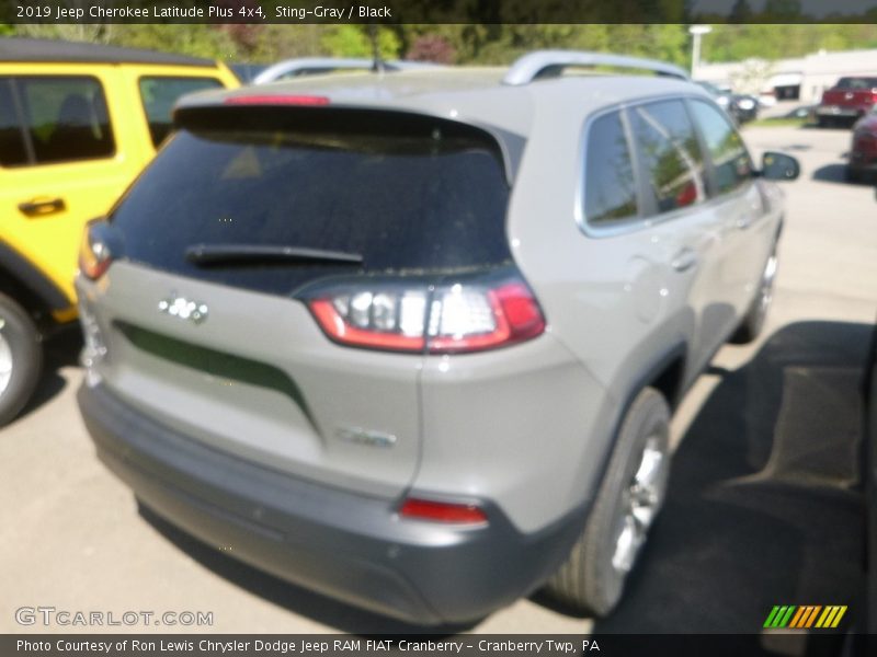 Sting-Gray / Black 2019 Jeep Cherokee Latitude Plus 4x4
