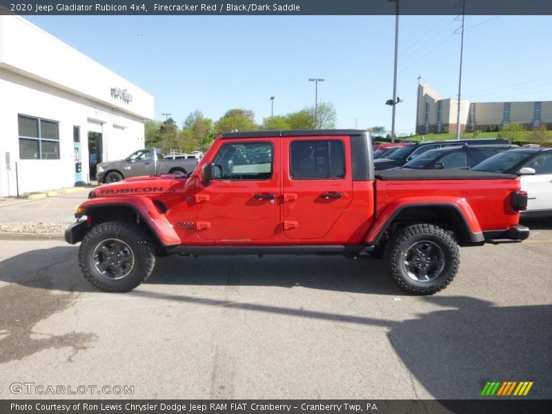  2020 Gladiator Rubicon 4x4 Firecracker Red