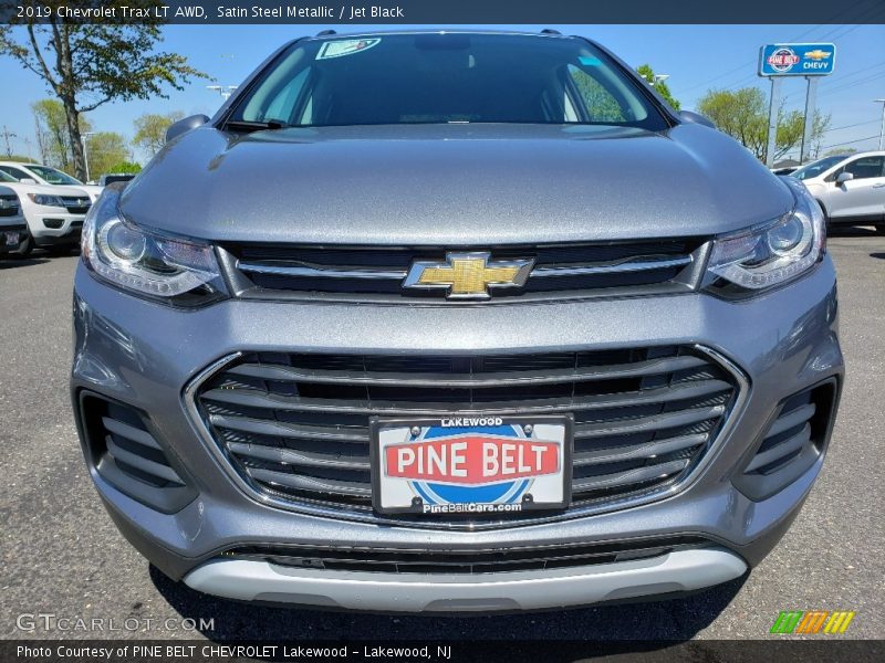 Satin Steel Metallic / Jet Black 2019 Chevrolet Trax LT AWD