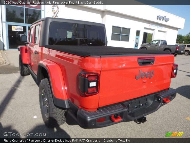 Firecracker Red / Black/Dark Saddle 2020 Jeep Gladiator Rubicon 4x4