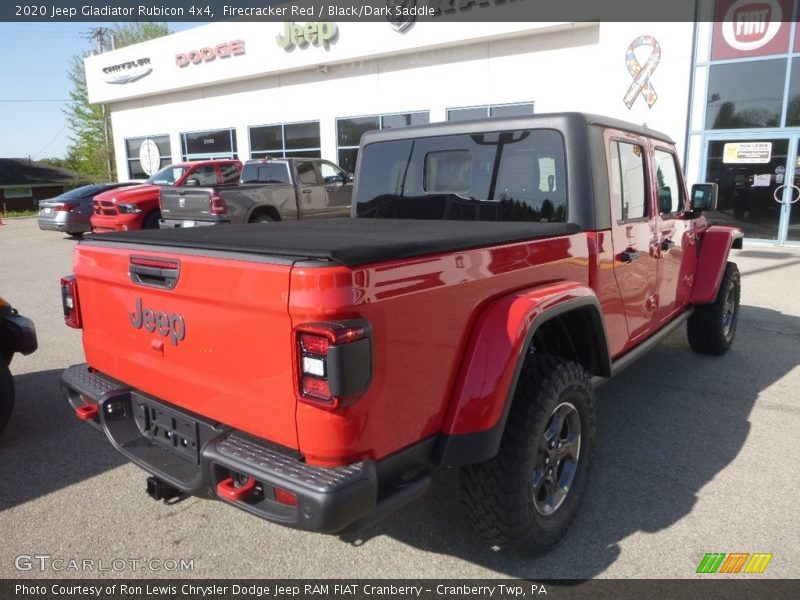 Firecracker Red / Black/Dark Saddle 2020 Jeep Gladiator Rubicon 4x4