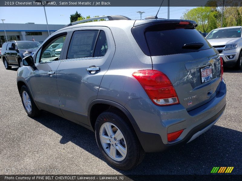 Satin Steel Metallic / Jet Black 2019 Chevrolet Trax LT AWD
