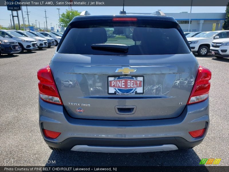 Satin Steel Metallic / Jet Black 2019 Chevrolet Trax LT AWD