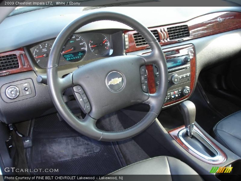 White / Ebony 2009 Chevrolet Impala LTZ