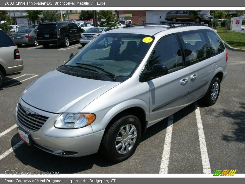 Bright Silver Metallic / Taupe 2003 Chrysler Voyager LX