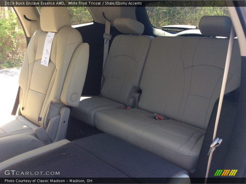 White Frost Tricoat / Shale/Ebony Accents 2019 Buick Enclave Essence AWD