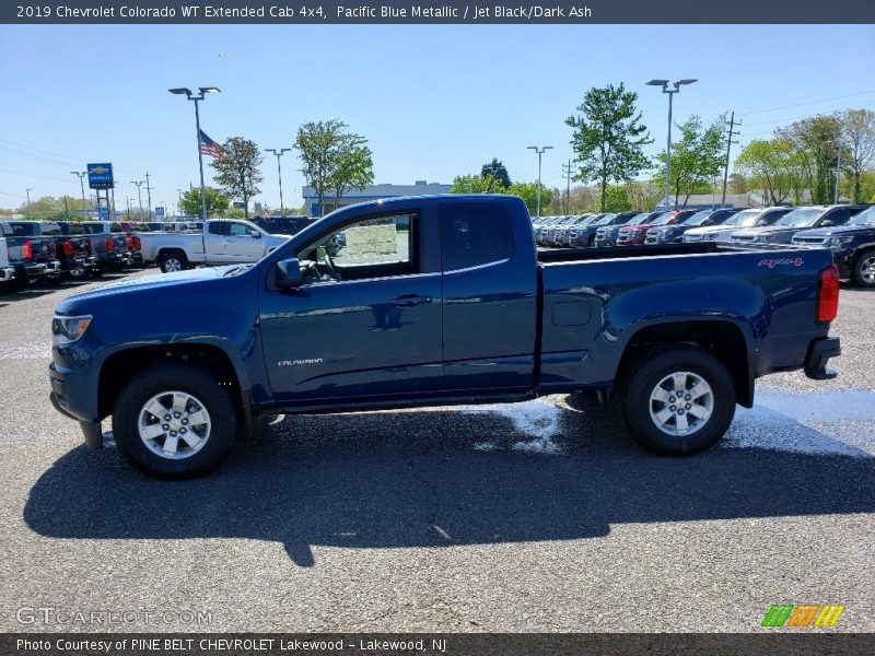 Pacific Blue Metallic / Jet Black/Dark Ash 2019 Chevrolet Colorado WT Extended Cab 4x4