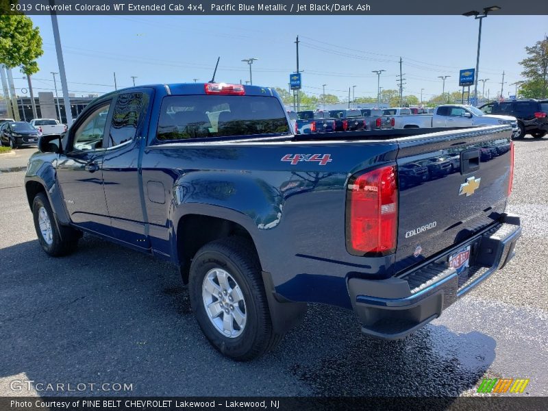 Pacific Blue Metallic / Jet Black/Dark Ash 2019 Chevrolet Colorado WT Extended Cab 4x4