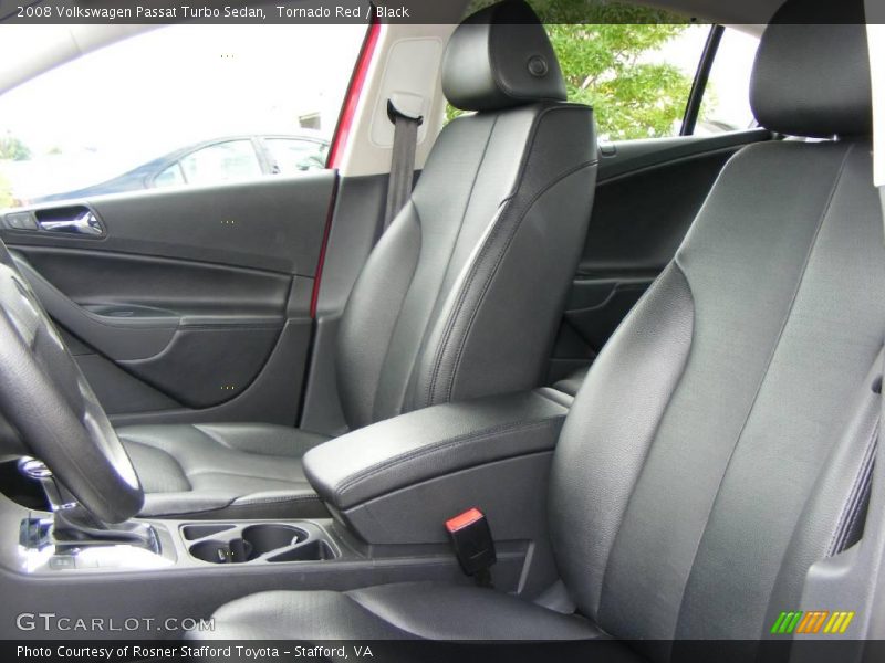 Tornado Red / Black 2008 Volkswagen Passat Turbo Sedan