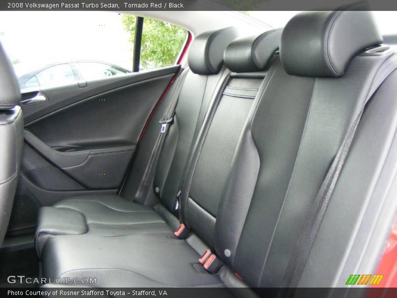 Tornado Red / Black 2008 Volkswagen Passat Turbo Sedan