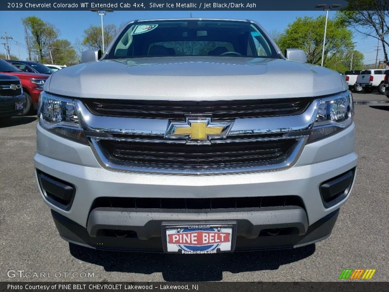 Silver Ice Metallic / Jet Black/Dark Ash 2019 Chevrolet Colorado WT Extended Cab 4x4