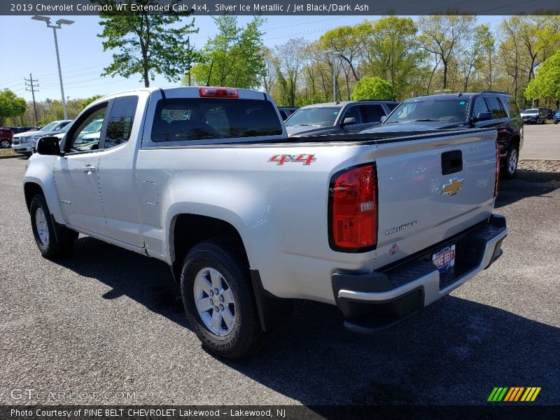 Silver Ice Metallic / Jet Black/Dark Ash 2019 Chevrolet Colorado WT Extended Cab 4x4